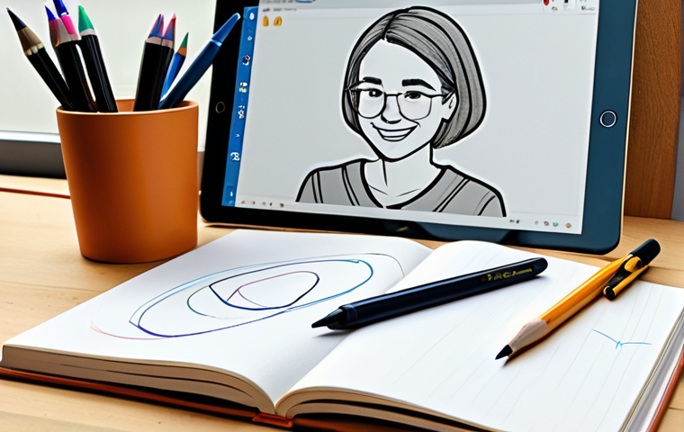 캐릭터디자인 학습에서 동기부여 유지법 - The Victory Diary - Tracking Small Achievements**

**Prompt:** A cozy, warm-lit studio desk at dusk....