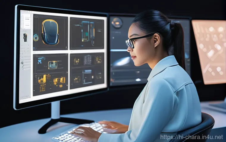 캐릭터디자인 협업 과정에서의 갈등 관리 - **Creative Conflict Resolution in a Meeting Room:**
    Two professional character designers, a man ...