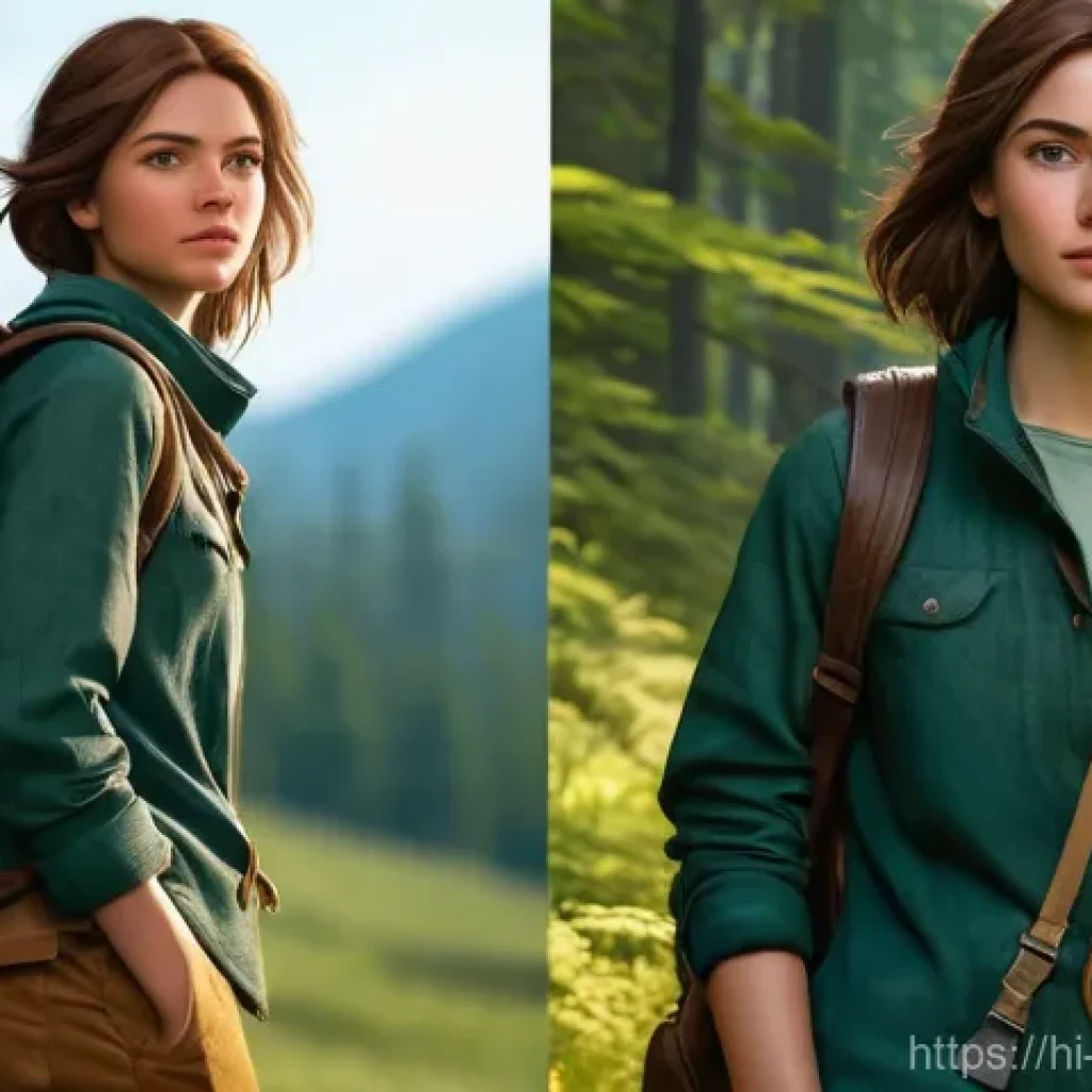 캐릭터디자인 직무에서의 최신 기술 동향 - **Prompt 1: A Young Explorer in Stylized Realism with Authentic Imperfections**
    "A full-body ima...