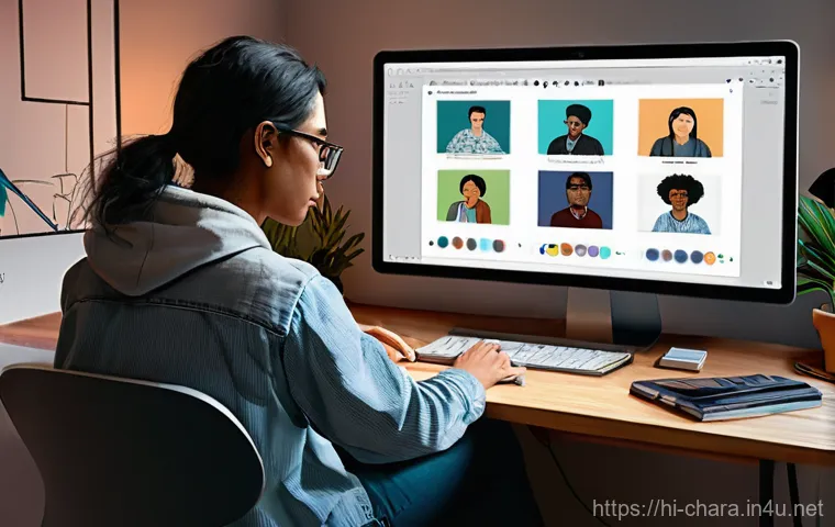 캐릭터디자인 스터디 그룹 활용법 - **Vibrant Character Design Study Group:**
    "A diverse group of 5 young adult artists, both male a...