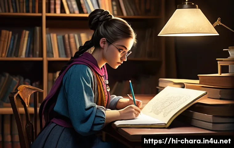 캐릭터디자인 자격증 시험 준비 팁 - **Prompt: The Aspiring Character Designer's Study Haven**
    A young, passionate character designer...