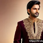 캐릭터디자인 직무의 핵심 가치 - A brave Hindi male character standing confidently with a strong posture, wearing traditional Indian ...