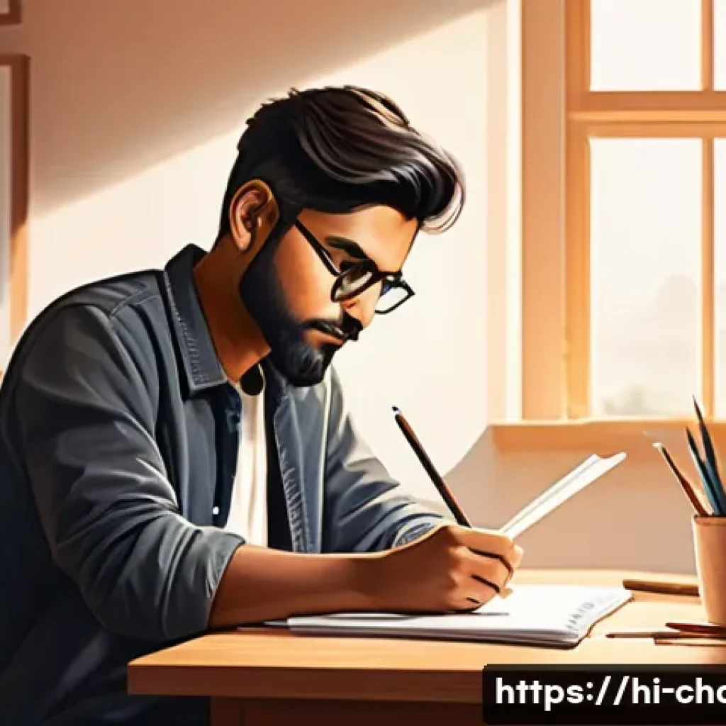 캐릭터디자인 직무에서의 개인 성장 사례 - A dynamic character design illustration blending traditional pencil sketching and digital painting t...